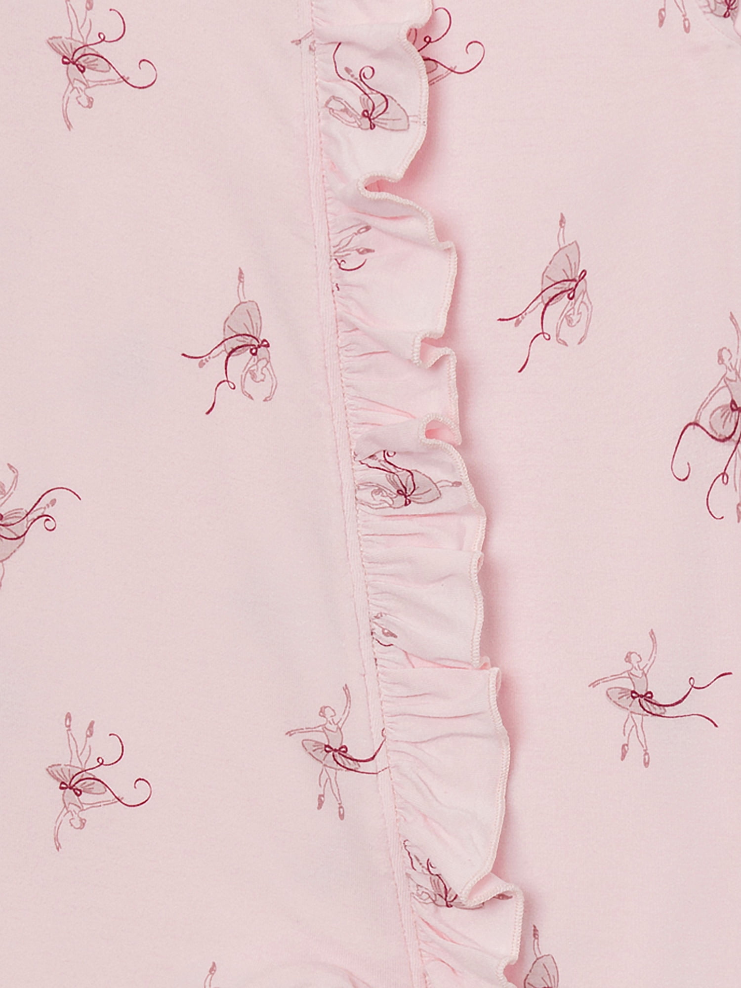 Modern Moments by Gerber Neutral Two-Way Zip Viscose Ruffled Sleep ´N Play Footed Pajamas, Sizes Newborn - 6/9 Months