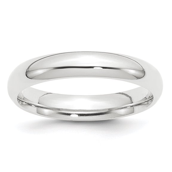 Platinum Solid Polished Engravable 4mm Comfort Fit Wedding Band Ring Size 5 Jewelry Gifts for Women