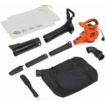 Leaf Blower, Vacuum and Leaf Mulcher 3-in-1, Electric Blowers for lawn Care, 12 Amp, 250 MPH, 400 CFM (BV6000)
