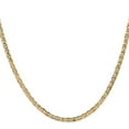 thumbnail image 2 of 14K Yellow Gold Anchor Chain Styles Necklace 3 mm Concave 22 inch, 2 of 4