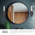 thumbnail image 4 of WV335409MB-Alora Lighting-Torres - 1 Light Bath Vanity-9.25 Inches Tall and 2.25 Inches Wide-Matte Black Finish, 4 of 7