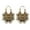 Gold, variant on Antique Silver Gypsy Ethnic Boho Hoop Dangle Earrings Handmade Jewelry for Women