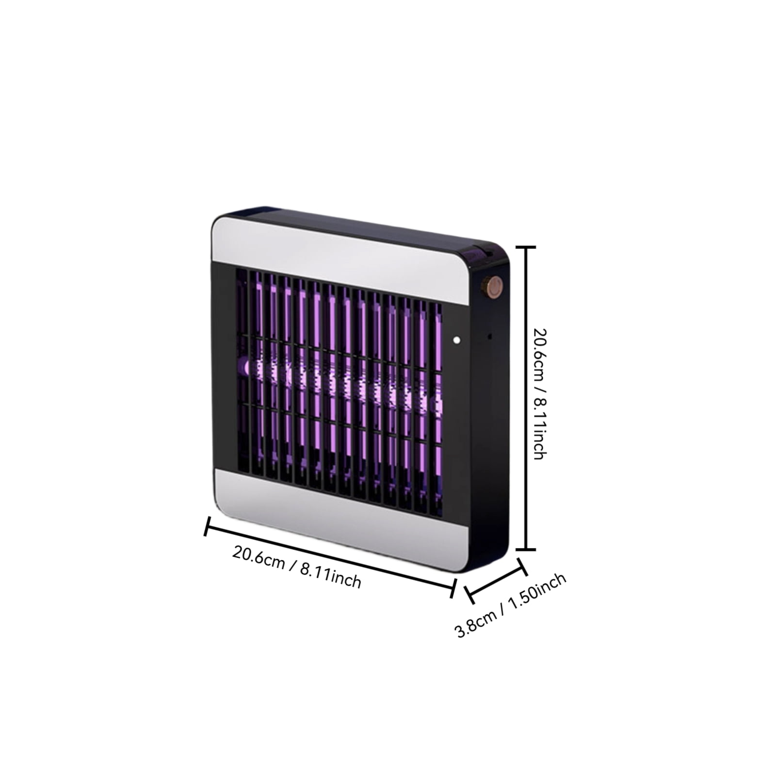 Electric Bug Zapper, 8-inch Grid for Fly Mosquito Gnat and Moth Control, Indoor and Covered Outdoor Use for Home Garage Patio and Farm