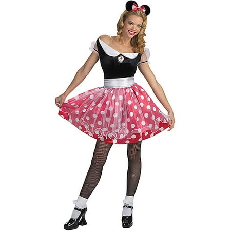 Mini Mouse Adult Halloween Costume - One Size