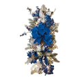 thumbnail image 1 of Guirnalda de escalera brillante corona de árbol de Navidad al revés con tira de luz LED (azul), 1 of 4