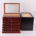 thumbnail image 2 of Estuche para bolígrafos de madera de 12, 23 y 34 pulgadas, estuche para bolígrafos, estuche para papelería, estuche para guardar bolígrafos de pintura, estuche de madera, 2 of 5