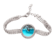 thumbnail image 1 of Océano Antártico pingüino ciencia naturaleza foto Pulsera de tobillera de cadena de tenis, joyería de diamantes, 1 of 3