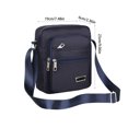 thumbnail image 3 of Business Crossbody Sling Bag for Men and Women | Casual Chest Bag | Versatile Outdoor Travel Shoulder Pack | Adjustable Strap | Multi-Compartment | Artificial Leather | 23x19x6cm | Brown Blue Green, 3 of 6
