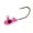Pink, variant on 0.062 oz Crappiepro Blue Sickle Jig Head - Pack of 10