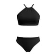 thumbnail image 4 of Ticikt Women's Bikini Sets Two Piece Crop Tops Bathing Suits Swimsuits, 4 of 5