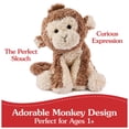thumbnail image 2 of Mono de peluche GUND Cozys Collection para niños de 1 año, color marrón, 25 cm, 2 of 9