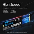 thumbnail image 3 of EAGET S300L SSD M.2(NGFF) 256 Go Solid State Drive Haute Vitesse Compact Silencieux Antichoc SSD pour PC Portable, 3 of 8