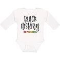 thumbnail image 3 of Inktastic Black History In Progress Boys or Girls Long Sleeve Baby Bodysuit, 3 of 5