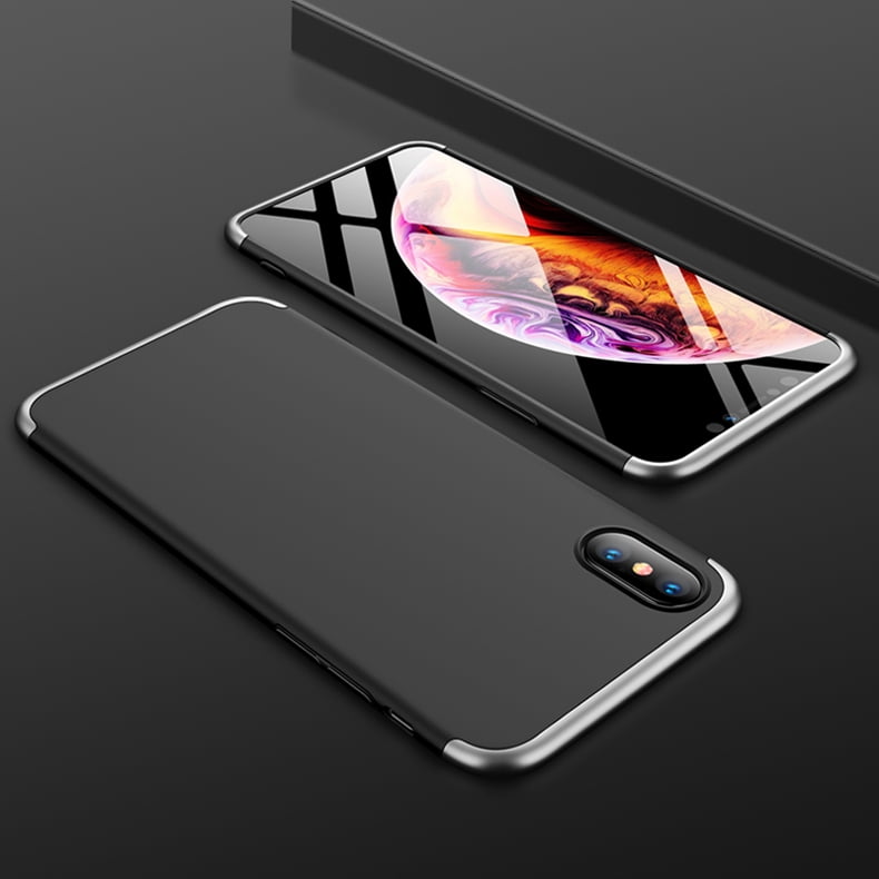 Ultrathin Case For iphone X XS Full Cover Hard PC Phone Case(Black