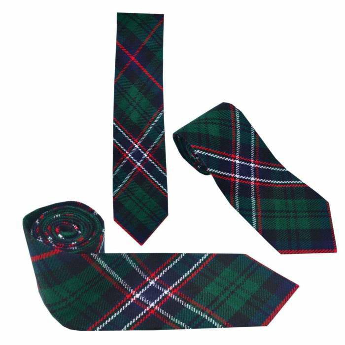 New Wool Highlandwear Scottish Clan Tartan Neck Tie in MacLean of Duart 
