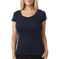 thumbnail image 1 of N3530 NL 3530 CAMISETA CON CUELLO EN U PARA MUJER MEDIANOCHE MARINO L Siguiente nivel N3530, 1 of 1