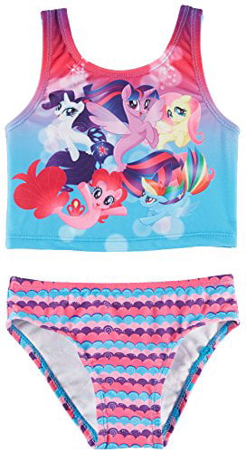 My Little Pony & Heart 2-piece Tankini Swimsuit 2T 3T 4T ~ NWT 