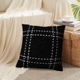 thumbnail image 4 of LALILO Throw Pillow Covers Lumberjack Black And White Trendy Cushion Cover 18" x 18", 2636 Pack, 4 of 6
