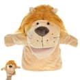 thumbnail image 1 of Cartoon Hand Puppet Toddler Animal Plush Toy Lion Shaped Hand Puppet Early Educational Toy, 1 of 8