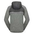 thumbnail image 2 of Little Donkey Andy Men's Lightweight Running Jackets Full Zip Hooded Sports Jacket for Winter Hiking Golf Casual Gray XXL, 2 of 7