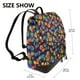 thumbnail image 2 of Easygdp Colorful Pineapples1 Mochila de Cuero para Mujeres, Bolso de Hombro, Bolsos de Mano de Moda para Trabajo y Viajes, 2 of 4