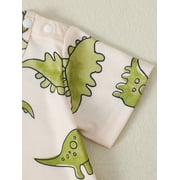 CARETOO Newborn Baby Boy Clothes 2Pcs Cotton Fabric Infant Bodysuit Casual Outfits Bib Overall Pants
