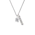 thumbnail image 2 of Delight Jewelry Silvertone Mini Love in Square Silvertone Always My Sister Bar Charm Necklace, 23", 2 of 4