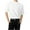 White, variant on Chbgutlmr T Shirts for Men Plus Size High Neck Loose Casual Trendy Tops 1/2 Sleeve Solid Color Summer Shirts