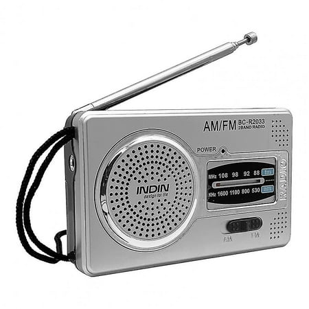 Am Fm Radio Telescopic Antenna Full Band Portable Radio Receiver Retro ...