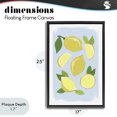 thumbnail image 4 of Stupell Industries Farmhouse Pastel Summer Lemons Black Floating Frame Canvas Art, 17 x 25, by Martina Pavlova, 4 of 8