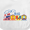 thumbnail image 4 of Inktastic Train Big Bro Boys Baby Bib, 4 of 4