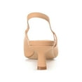 thumbnail image 4 of Journee Womens Paulina Kitten Heel Sling Back Pointed Toe Pumps, Widths Available, 4 of 9