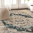 thumbnail image 7 of Superior Marquis Modern Farmhouse Indoor Area Rug, 8' x 10', Teal, 7 of 7