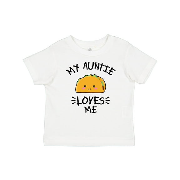 Inktastic My Auntie Loves Me with Taco Illustration Boys or Girls Baby T-Shirt