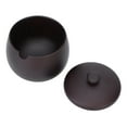thumbnail image 1 of Wood Condiment Jar, Spice Jar Classic Flip Top Easy To  Dustproof  For Sugar For Kitchen Black, 1 of 8