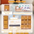 thumbnail image 3 of Juego de abalorios dorados Montessori con alfombra suave para aprender matemáticas, 3 of 6