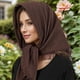 thumbnail image 5 of Bufanda de hijab cuadrada lisa de 85 x 85 cm, chales y envolturas de algodón liso, pañuelo elegante con borlas para mujer musulmana, bufanda con cerdas para hijab, 5 of 5