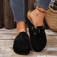 thumbnail image 4 of Women's Comfortable Beach Slide Sandals with Cork Footbed for Casual Summer Shoes, 4 of 11