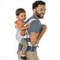 thumbnail image 5 of Mochila Porta Bebé Gris para Bebés y Niños Pequeños 4 en 1 - Porta Bebé en Todas las Posiciones Delantera y Atrás - Babero Bandana 2 en 1 Incluido - Para Niños de 3,6 a 14,5 kg - Malla Gris Sincero Electrónica, 5 of 5