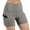 Gray(NEW&HOT), variant on ZHYou No Boundarie Yoga Shorts for Women Slim Fit High Waist Tummy Control Casual Soft Workout Biker Shorts with Pockets Brown Size S