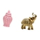 thumbnail image 5 of Jarrón de con forma de y jengibre con tapa, escultura decorativa de animal, arreglo floral, adorno para fiesta, estante, dormitorio, 5 of 8