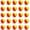 Yellow, variant on Fishing Float Bobbers 25pcs Snap on Float Bobbers Hard ABS Push Button Fishing Round Buoy Float Bobber, red/white