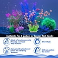 thumbnail image 3 of Decoración de plantas de acuario de plástico de 2 piezas, plantas acuáticas de algas artificiales para acuario., 3 of 5