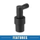 thumbnail image 5 of Juntas de válvula PCV de Unique Bargains para el sistema de ventilación positiva del cárter de Ford F-150 F-250 1987-1996, 5 of 6