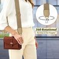 thumbnail image 4 of Becaristey Simple Bag Strap Replacement Exquisite Craft And High-end Texture No Loose Thread Shoulder Bag Strap Khaki, 4 of 6