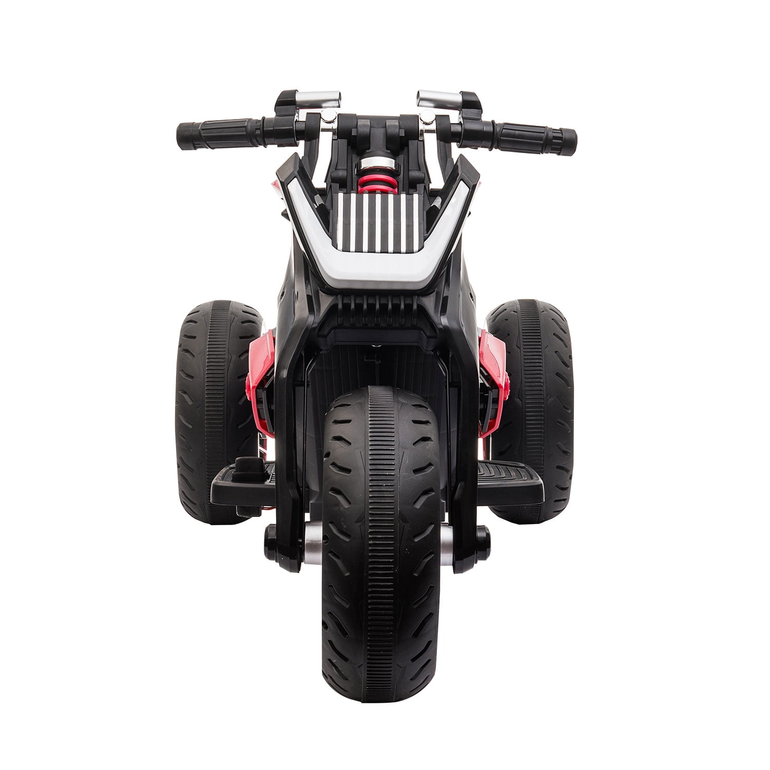 Kepooman 12V Children Can Ride on Three-wheeled Motorcycles, Electric Bicycles Toys with 4-button Horn, Red
