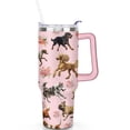 thumbnail image 2 of Cute Dog Design 40oz Tumbler with Handle - Double Wall Insulated Coffee Mug for Women - Dog Mom Gift Travel Cup with Straw, 2 of 7