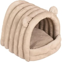 Dog Cat Indoor Bed House: Cat Bed Cave, Indoor Dog House, Enclosed Soft All Seasons Pet Cat Dog Tent House Kennel, with Anti-Slip Bottom, Cute Indoor Dog Bed Cat Sleeping Bag, 13.7×13×10.6 Inch