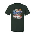 thumbnail image 2 of Wild Bobby, Ford Mustang II Supercoupe 1977 Cars and Trucks Men Graphic Tee, Forest Green, Large, 2 of 6