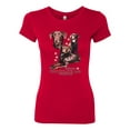 thumbnail image 2 of If It's Not a Chocolate Lab It's Just a Dog Gift | Womens Dog Lover Slim Fit Junior Tee, Red, Large, 2 of 3